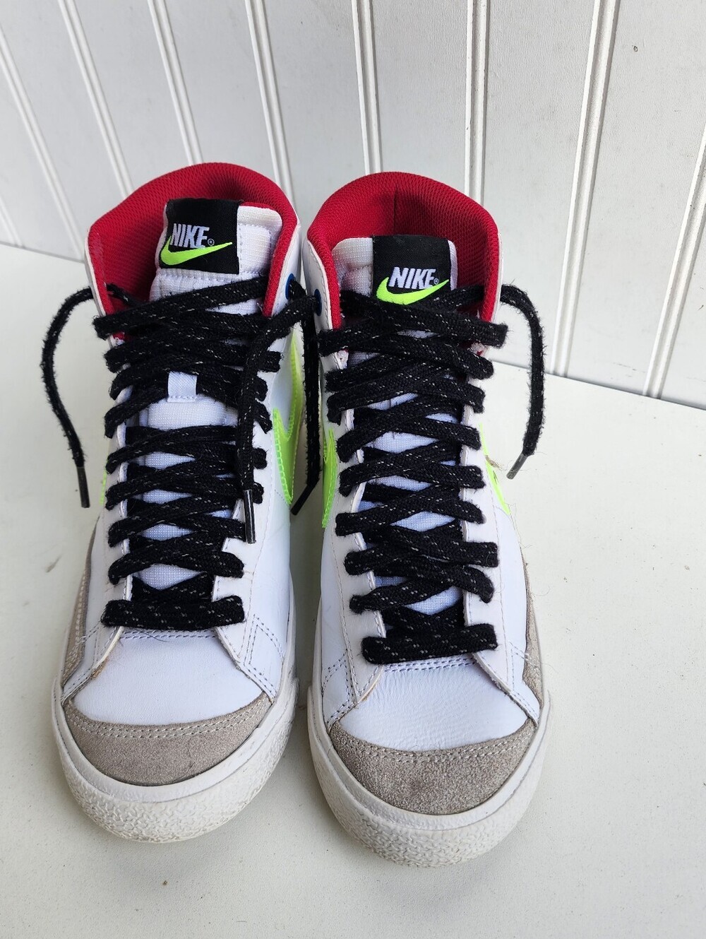 Nike Blazer Mid 77 White Mystic Boys Size 5.5Y Athletic Shoe Sneakers DV2234-100 - Picture 4 of 10